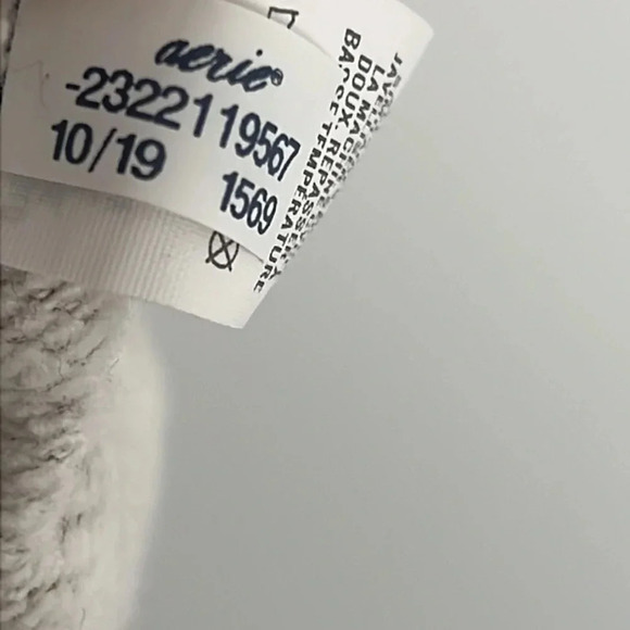 Aerie Womens Oversized Desert Leopard Side Slit Pullover Sweatshirt Size L - Picture 15 of 15